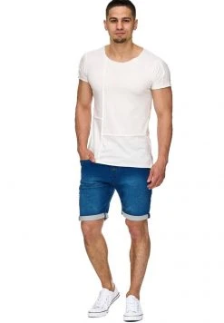 INDICODE JEANS Short En Jean - Blue