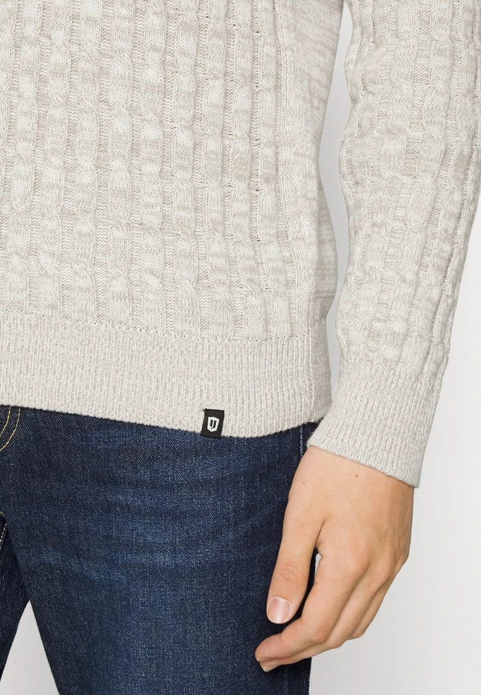 RUFUS - Pullover - white asparagus INDICODE JEANS RUFUS - Pullover - White Asparagus -INDICODE Ventes c1b9555bd0674a3bad02a804c15c15e2