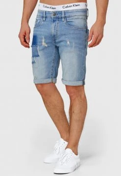INDICODE JEANS ROBERTS - Short En Jean - Blue Wash -INDICODE Ventes c38b44eb41cd4235902eb5bdb8220f0e