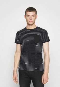 INDICODE JEANS ECKLEY - T-shirt Imprimé - Black