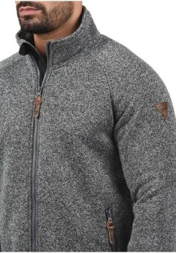 INDICODE JEANS IDLUKIN - Sweat à Capuche Zippé - Grey Mix -INDICODE Ventes c3ba6b704442438183bda2eda73434c6