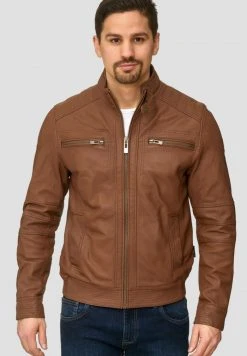 INDICODE JEANS GERMO - Veste En Cuir - Camel