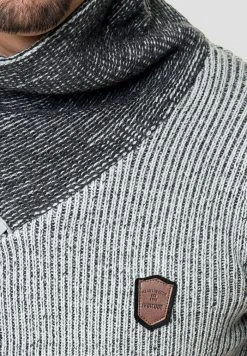 INDICODE JEANS DANE - Pullover - Light Grey -INDICODE Ventes c5f8dfb1a3f34bbab4dd5f438b2988ea