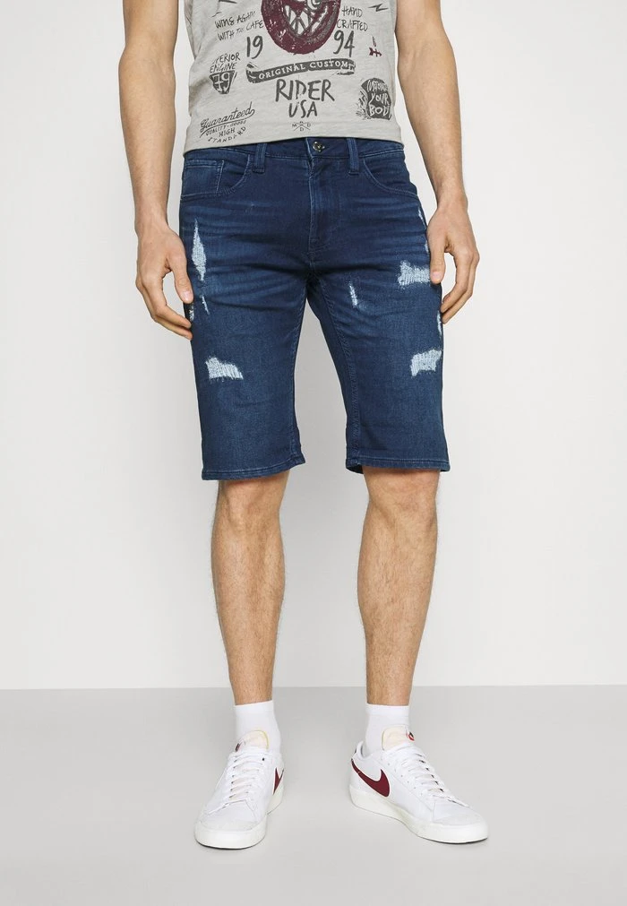 COMMERCIAL KEN HOLES - Short en jean - blue INDICODE JEANS COMMERCIAL KEN HOLES - Short En Jean - Blue -INDICODE Ventes c67d2a47ef254beabdbe7d94901a2db2