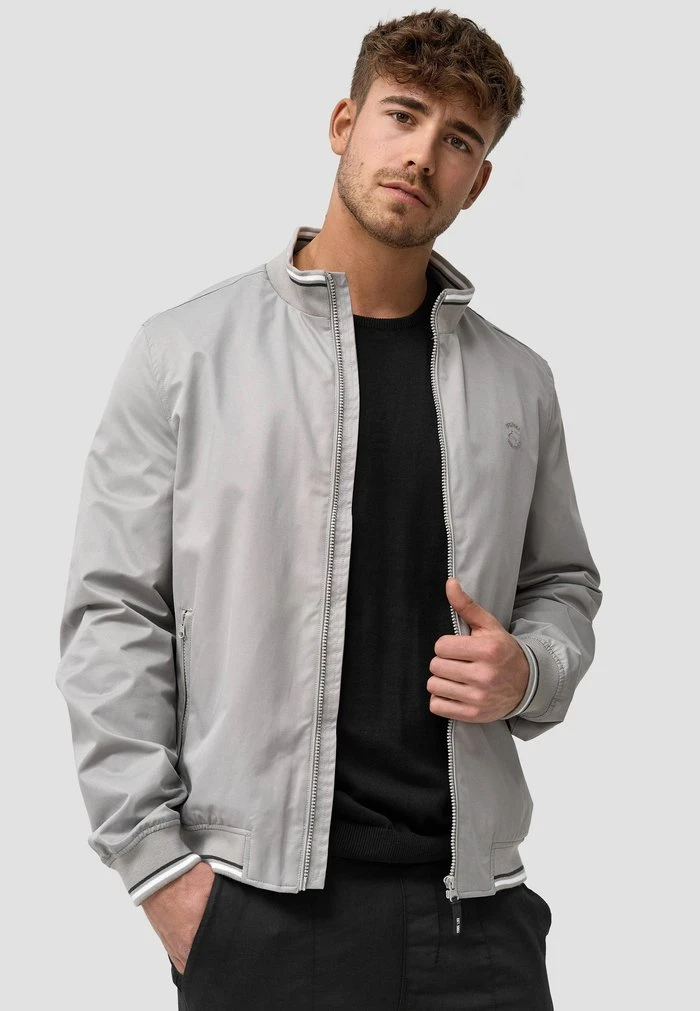 EDI - Blouson Bomber - lt grey INDICODE JEANS EDI - Blouson Bomber - Lt Grey -INDICODE Ventes c773bcee87fe46f8ab4e85418a81efc9
