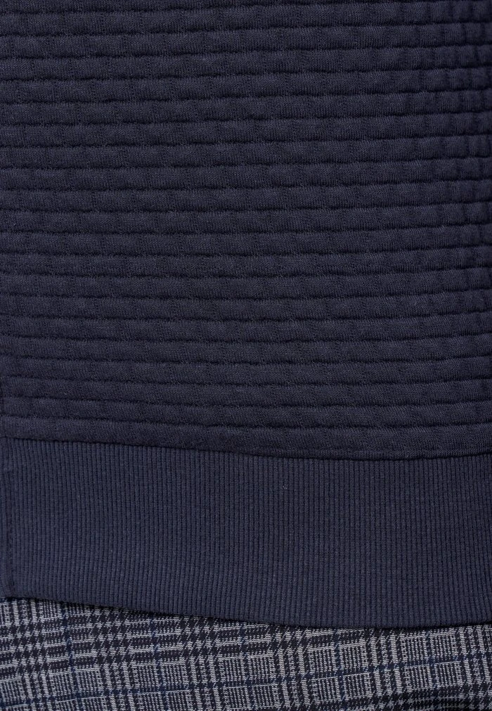 BERMIE - Sweat à capuche zippé - navy INDICODE JEANS BERMIE - Sweat à Capuche Zippé - Navy -INDICODE Ventes c7f516fa66f441f195754e250136bbe0