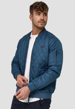 INDICODE JEANS NOVAK - Veste Mi-saison - Blue -INDICODE Ventes c84d8be05b52413e9e4c3901a2cd4f33