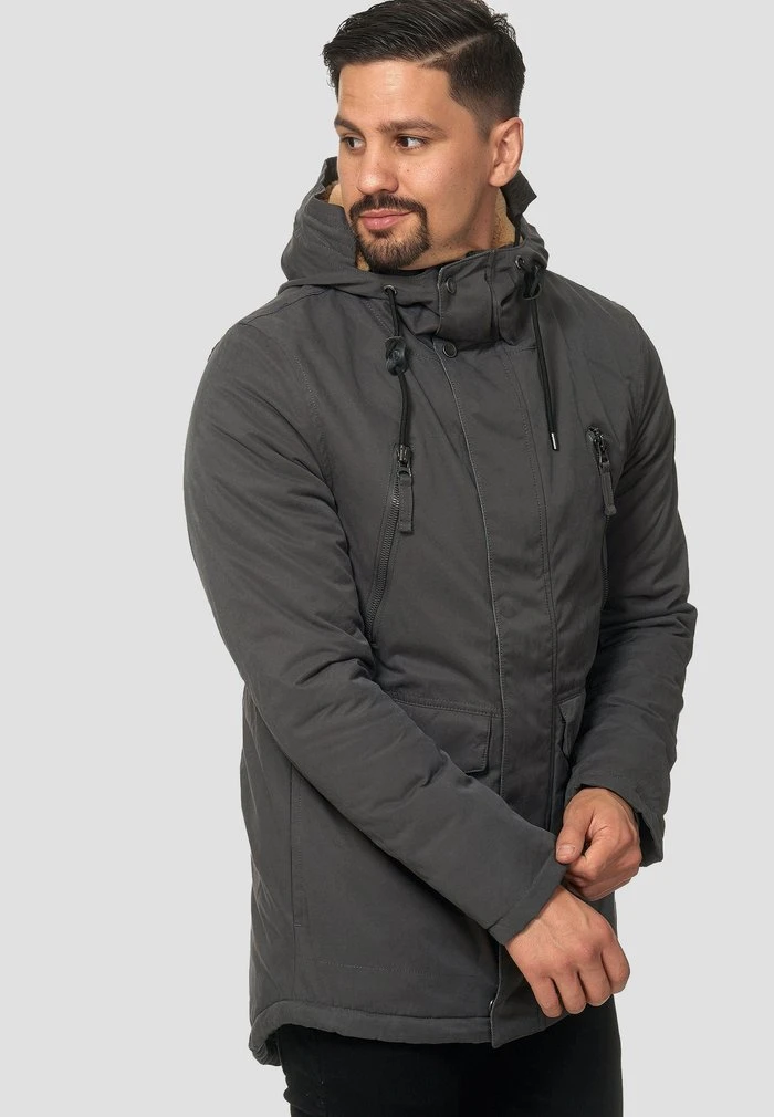 INDICODE JEANS Parka - Gray 5 INDICODE JEANS Parka - Gray – Image 5