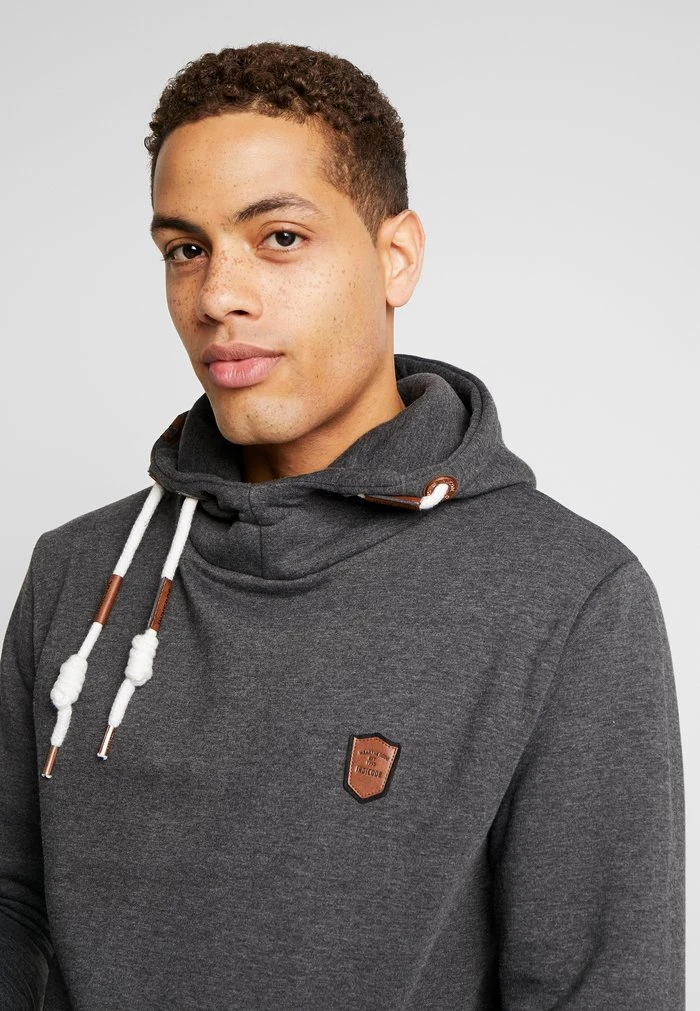 NEVILLY - Sweat à capuche - charcoal mix INDICODE JEANS NEVILLY - Sweat à Capuche - Charcoal Mix -INDICODE Ventes cc0604f97c2341cab0db44f13217b520