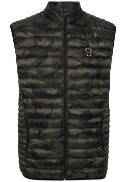 INDICODE JEANS IDDAVIDE - Veste Sans Manches - Dired Camouflage -INDICODE Ventes ce1a4be2155342e39e4b11478258fd5e