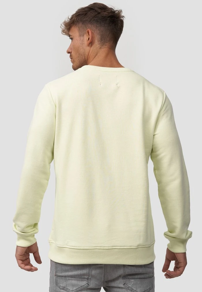 BAXTER - Sweatshirt - lime cream INDICODE JEANS BAXTER - Sweatshirt - Lime Cream -INDICODE Ventes ce65a742b7704233a0dd8a0400eef6a9