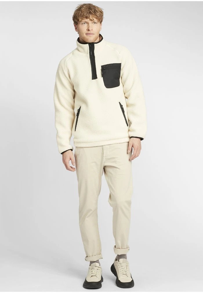 IDTROUT - Veste polaire - white asparagus INDICODE JEANS IDTROUT - Veste Polaire - White Asparagus -INDICODE Ventes ce8514ab59fd4d4d9461623009ae6005