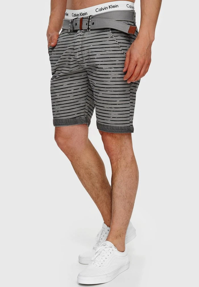 INDICODE JEANS ARROYO - Short - Lt Grey 4 INDICODE JEANS ARROYO - Short - Lt Grey â Image 4