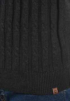 INDICODE JEANS IDPAULETTA - Pullover - Charcoal Mix -INDICODE Ventes d00bc6a5c3174aafb8a470924bddf14b