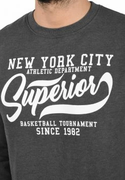 INDICODE JEANS IDGALILERO - Sweatshirt - Grey Mix -INDICODE Ventes d09d3b8f890446a7b6efdc946310a2de