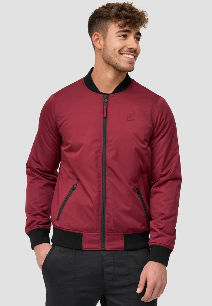 Blouson Bomber - bordeaux INDICODE JEANS Blouson Bomber - Bordeaux -INDICODE Ventes d132396ff078431ca342daa05e6f5ca9