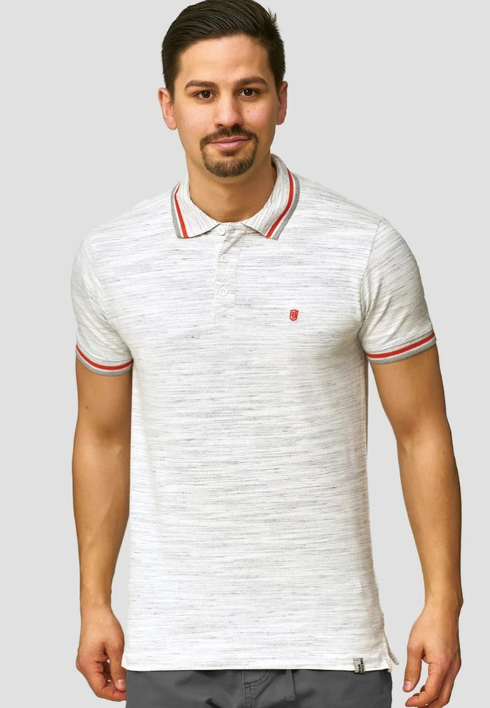 INDICODE JEANS Polo - Offwhite 1 INDICODE JEANS Polo - Offwhite
