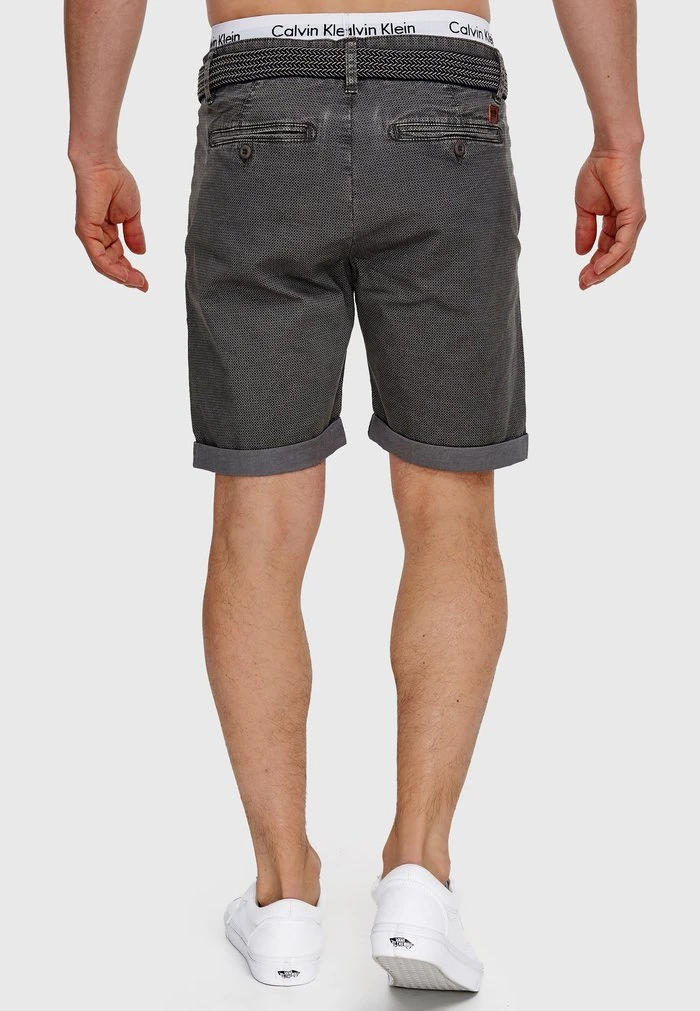 INDICODE JEANS Short - Pewter 2 INDICODE JEANS Short - Pewter – Image 2