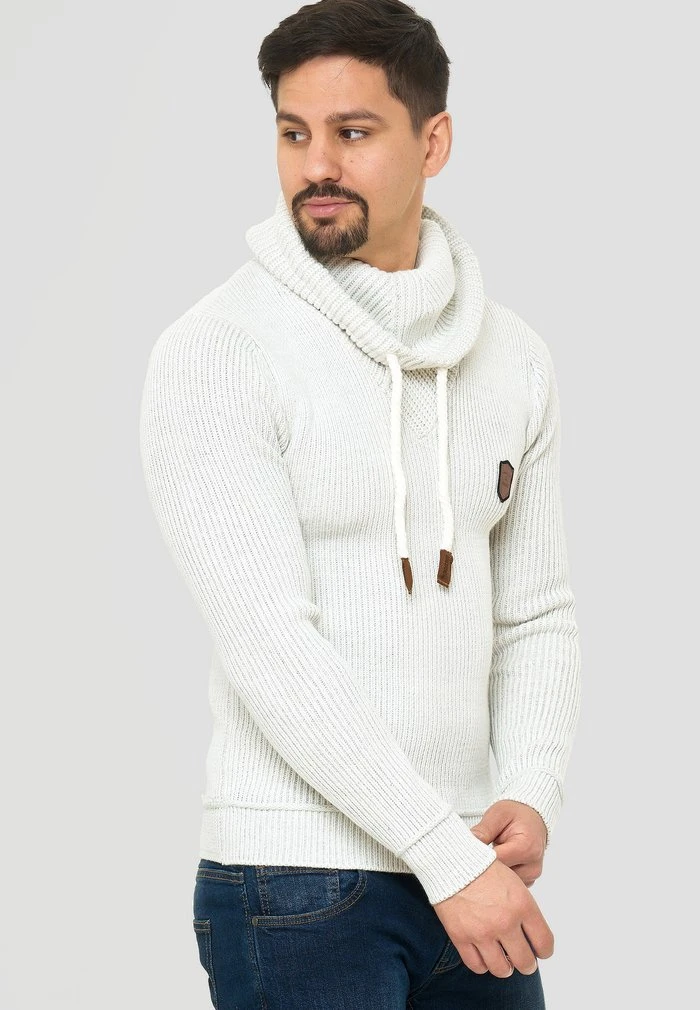 KESHAWN - Pullover - weiss INDICODE JEANS KESHAWN - Pullover - Weiss -INDICODE Ventes d36cb044d0f742ce9bade8f816222aed