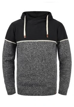 INDICODE JEANS IDLYNDE - Sweat à Capuche - Black -INDICODE Ventes d61b6554ef24484ab8efbc2947517fa5