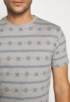 INDICODE JEANS CANNES - T-shirt Imprimé - Grey -INDICODE Ventes d663ed779d1041f4a669bdcede740a5f
