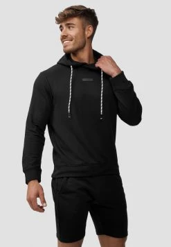 INDICODE JEANS BENTLEY - Sweat à Capuche - Black -INDICODE Ventes d8ce8aaad48f442da65b4047c585b6f1