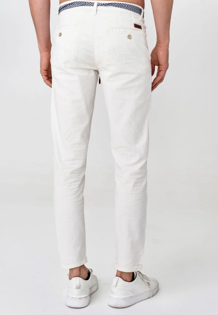 BRYNE - Chino - offwhite INDICODE JEANS BRYNE - Chino - Offwhite -INDICODE Ventes d989e35cdd8f42409149d2f7dd42ba00