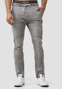 INDICODE JEANS FABRIZIO - Jean Slim - Vintage Grey