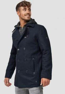 INDICODE JEANS Manteau Court - Dark Blue -INDICODE Ventes db0ab1d6962f4fe084b50e2574d0556b