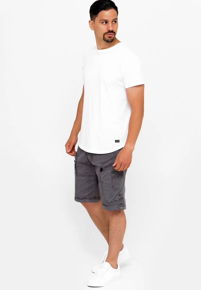 BOSA - Short - pewter INDICODE JEANS BOSA - Short - Pewter -INDICODE Ventes db1080f71d2a4cfb835d96a495ceeee9