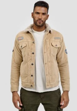 INDICODE JEANS BEARD - Veste En Jean - Cornstalk