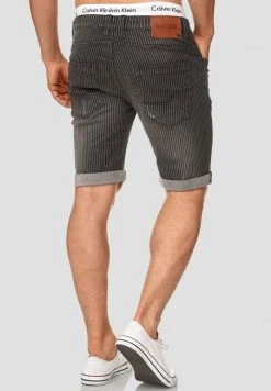 INDICODE JEANS CUBA CADEN - Short En Jean - Grey -INDICODE Ventes dc80aaadfc6f4248ab65684ae8627ff3