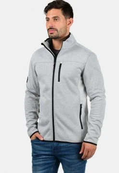 INDICODE JEANS IDESHER - Sweat à Capuche Zippé - Light Grey