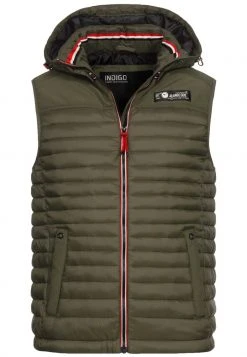 INDICODE JEANS Veste Sans Manches - Army -INDICODE Ventes de0e087475c34e50b7daba1591f9497c