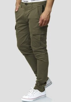 INDICODE JEANS Pantalon Cargo - Army -INDICODE Ventes de2706487ccd4949819725da86b8bc11