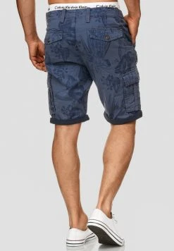 INDICODE JEANS ALBERT - Short - Blue -INDICODE Ventes dead053c98aa4078bb3f79fd349f964a