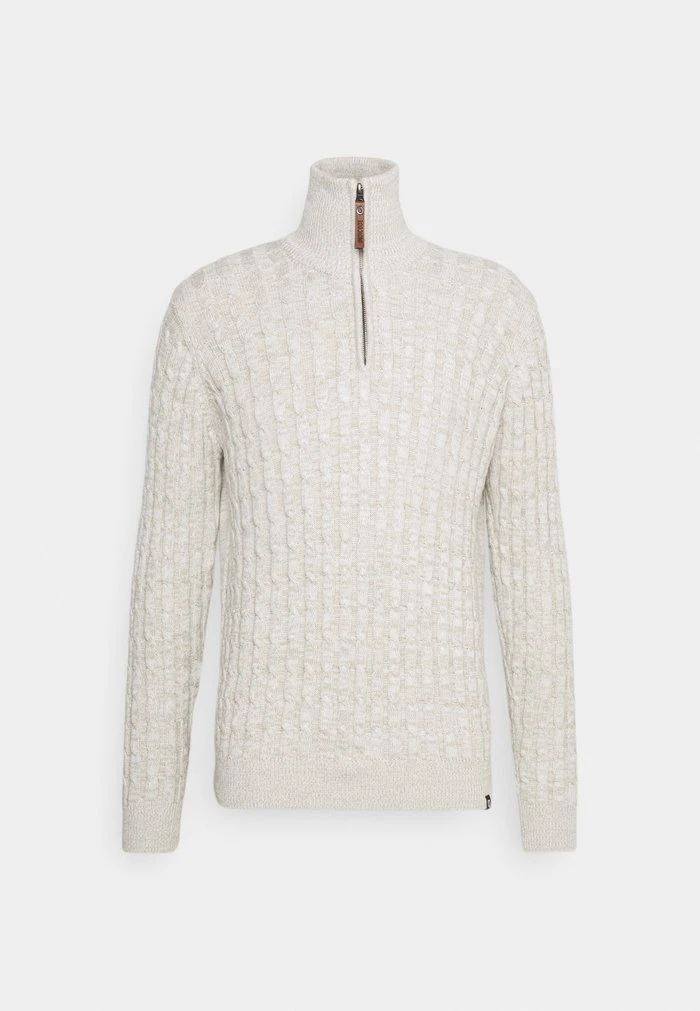 RUFUS - Pullover - white asparagus INDICODE JEANS RUFUS - Pullover - White Asparagus -INDICODE Ventes df4a2d90b323426f90406a2400819762