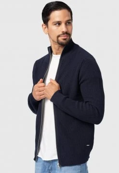 INDICODE JEANS DODSON - Gilet - Navy -INDICODE Ventes e0119024a2fe4ce38b9cd596800d9df0