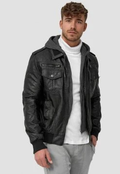 INDICODE JEANS AARON - Veste En Similicuir - Black 2 INDICODE JEANS AARON - Veste En Similicuir - Black -INDICODE Ventes e0bdcf002edf44ee888847f539ff5f56
