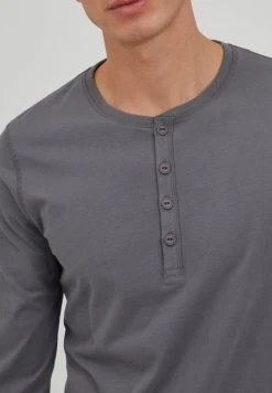 INDICODE JEANS IDARMANDO - T-shirt à Manches Longues - Pewter -INDICODE Ventes e0c5ac8556864e19bb6a51a7c71fc916