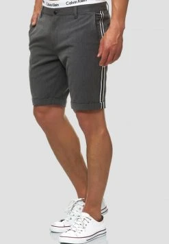 INDICODE JEANS Short - Charcoal