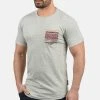 INDICODE JEANS IDPAXTON - T-shirt Imprimé - Light Grey