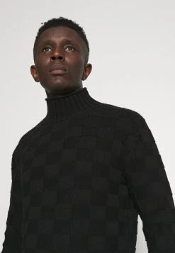 INDICODE JEANS CURTIS - Pullover - Black -INDICODE Ventes e699bfc556ce45c8a45f0d00083d6488