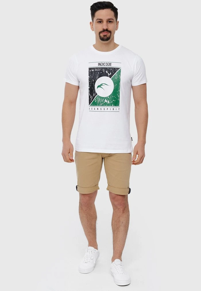 T-shirt imprimé - offwhite INDICODE JEANS T-shirt Imprimé - Offwhite -INDICODE Ventes e6dbfa4f2fec423fb4b0ae768a07f768