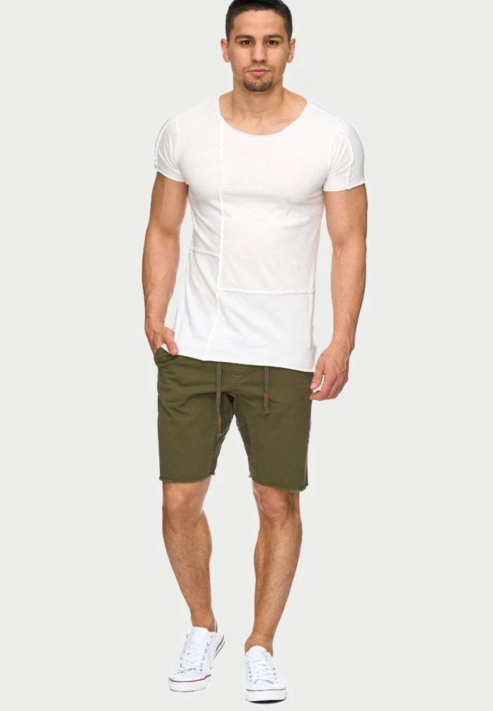 INDICODE JEANS CARVER - Short En Jean - Grren 2 INDICODE JEANS CARVER - Short En Jean - Grren – Image 2