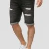 INDICODE JEANS CUBA CADEN - Short En Jean - Black
