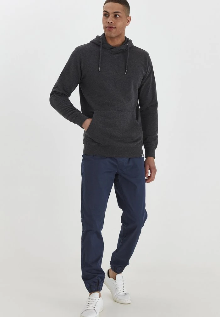 IDKENAL - Sweat à capuche - charcoal mix INDICODE JEANS IDKENAL - Sweat à Capuche - Charcoal Mix -INDICODE Ventes eb08b1159546454e9e7e42af79c68db6