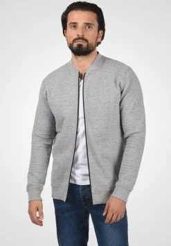 INDICODE JEANS IDBRONTE - Sweat à Capuche Zippé - Grey Mix