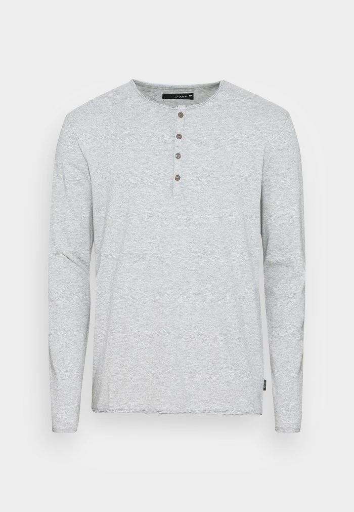 SONG - T-shirt à manches longues - grey mix INDICODE JEANS SONG - T-shirt à Manches Longues - Grey Mix -INDICODE Ventes ee9e86e7b26847fd9c4a7c9faf528615