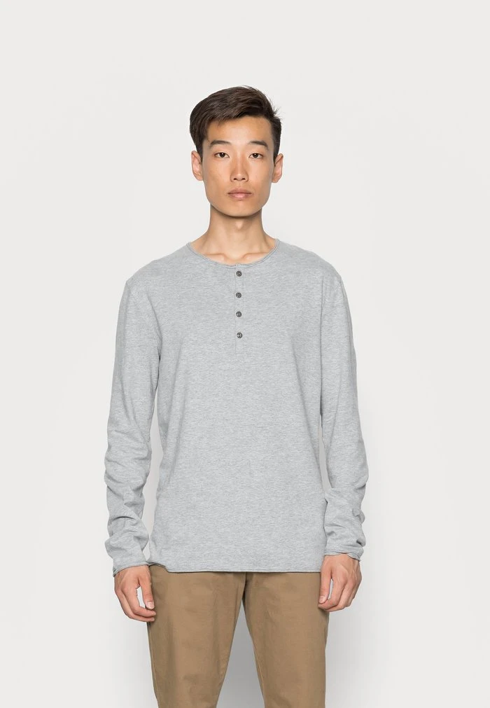 SONG - T-shirt à manches longues - grey mix INDICODE JEANS SONG - T-shirt à Manches Longues - Grey Mix -INDICODE Ventes f00fbc17923341c58aacb4dcf5a430cf